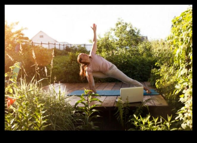 Bahçede Yoga Huzurlu Bir Alan Yaratmak